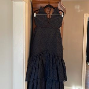 Acler for Free people, navy lace, size 8, wore at my house to do a photo shoot